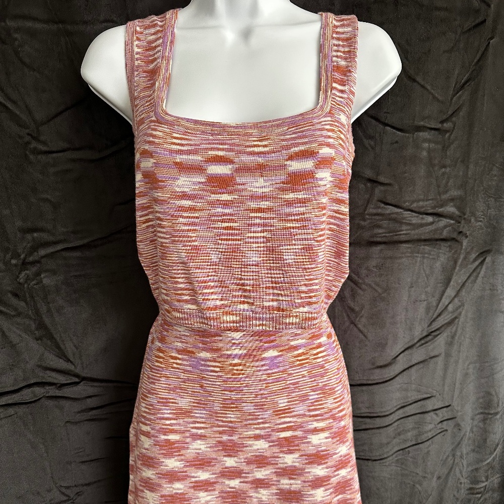 Bailey Rose, 2 piece multicolor knit skirt set, size L